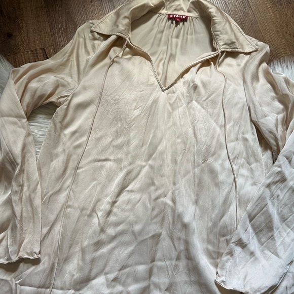 STAUD Toulon Tunic In Champagne - Picture 4 of 5